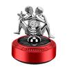 Solar-Powered Rotating Car Air Freshener with Angel's Glow Deodorizer Ornament