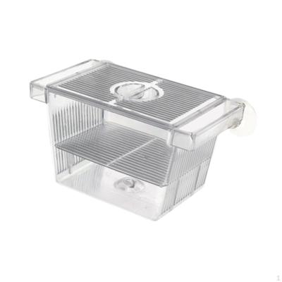 Aquarium Zuchtbox Fischtank Brutkasten Schlupf Acryl Fisch Eier Isolation Trennung