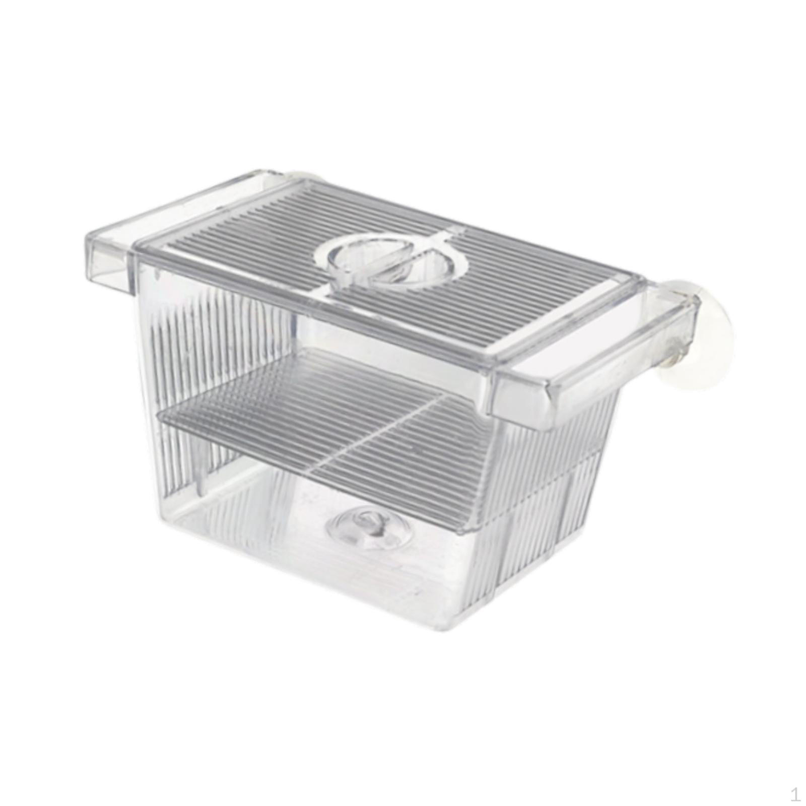 

Aquarium Breeder Box Fish Tank Hatchery Hatching Acrylic Fishes Egg Isolation Separation S