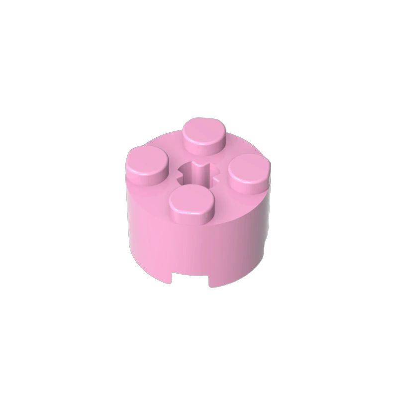 50pcs 3941 Round 2x2 with Axle Hole Building Block Toy Compatible Classic Accessories Construction DIY MOC High-tech Gift