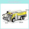 Fire Truck Model Alloy Inertia Control Toy For Children Pretend Play