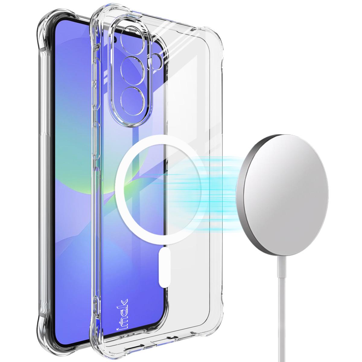

Чехол для телефона Samsung Galaxy A57 5G IMAK Ударопрочный Мягкий Магнитный Чехол Samsung Galaxy A57 5G белый