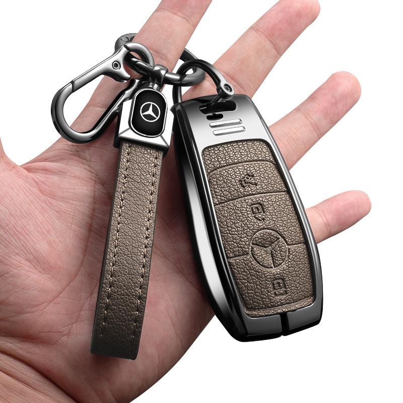 Compatible Key Case for Mercedes E300L, C260L, A200L, C200L, GLC300L, GLB220, GLA200.