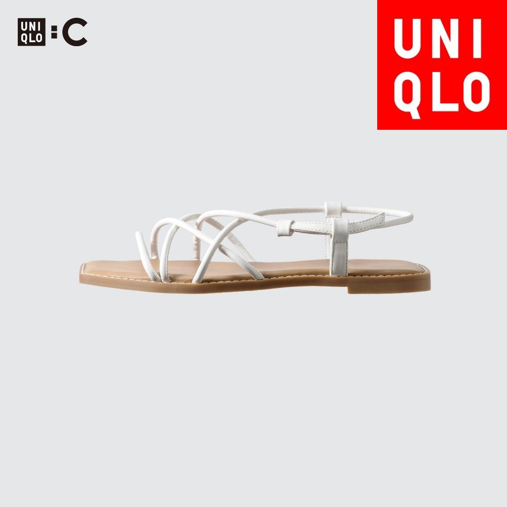 

UNIQLO JAPAN сандалии с узкими ремешками 01 OFF WHITE/XL