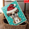 Christmas Pearl Painting Kit Handmade DIY Cute Puppy Santa Home Decoration Painting