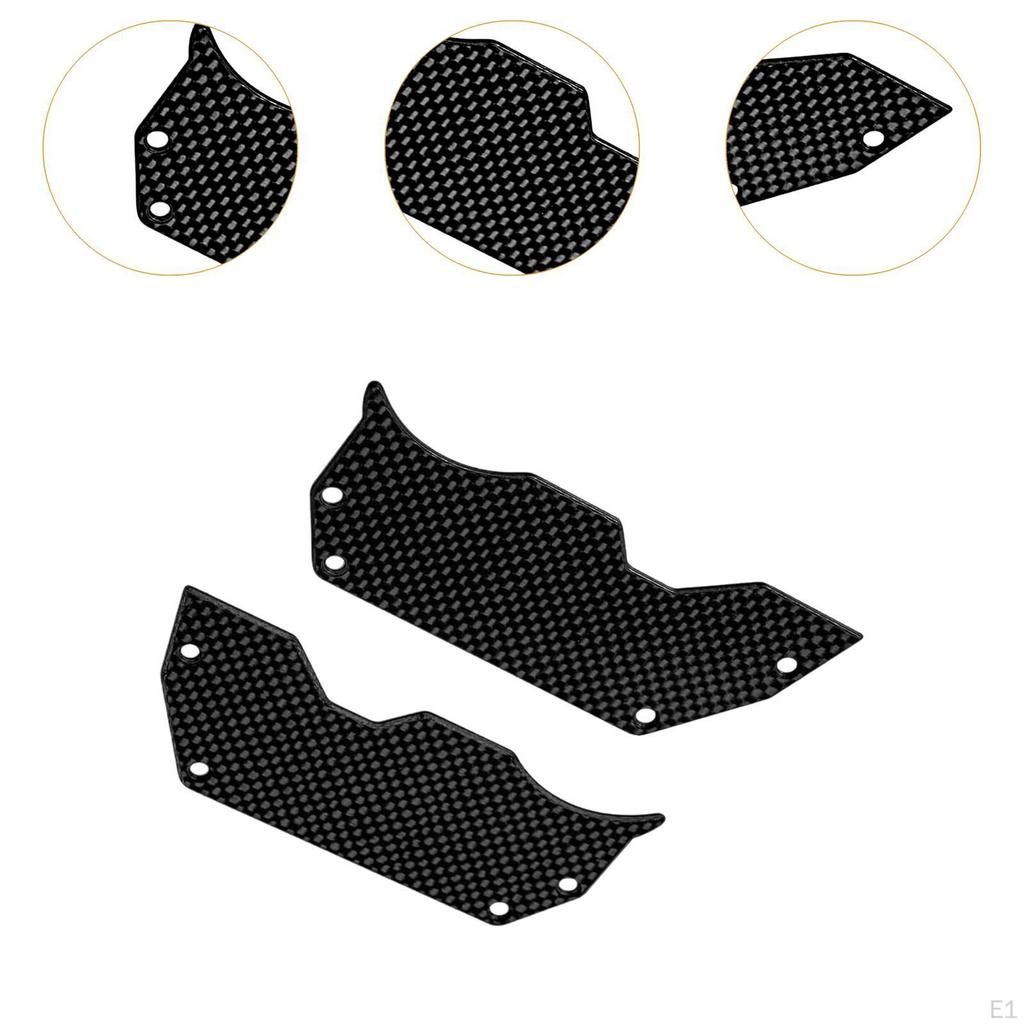 2Pcs RC Air Dam Diffuser Wheel Covers Accessories Ti2154218 Professional Premium Portable Easy to