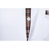Men's Casual Short-sleeved Dress Shirt Plaid Collar Button-down Shirt