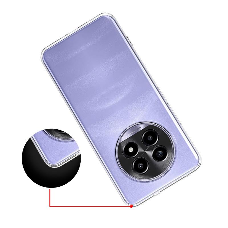 Geeignet für OPPO RENO 15F ultradünne transparente Handyhülle RENO 13A hohe Transparenz TPU eisempfindlich Anti-Gelb weiche Hülle