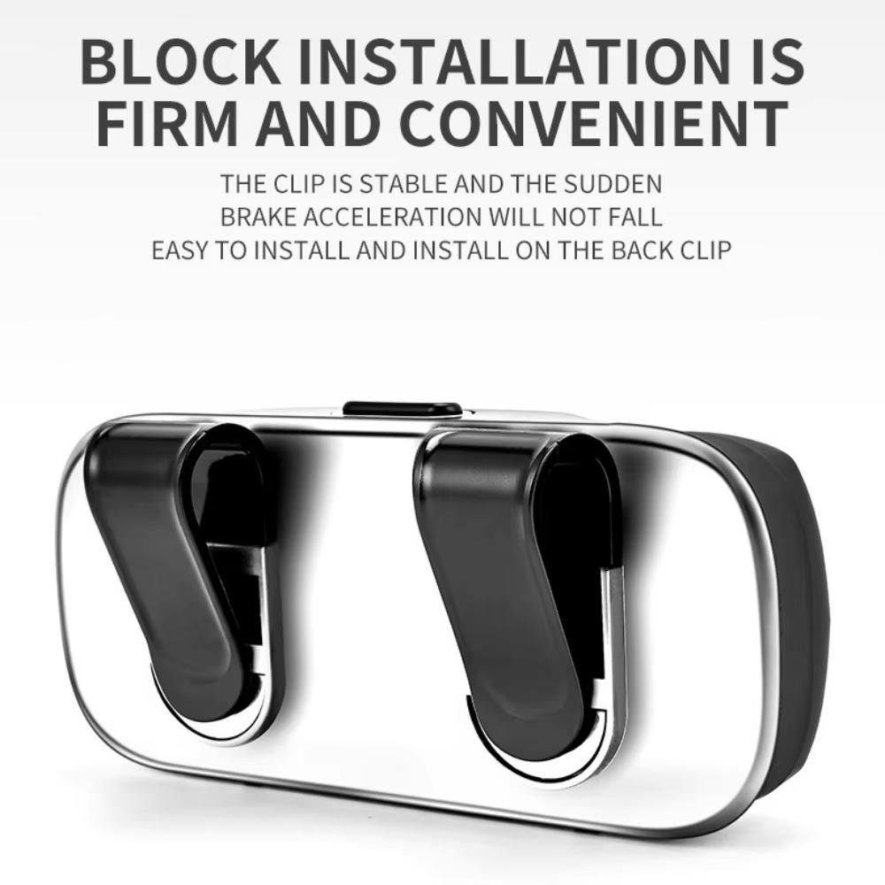 Druckschalter Auto Brillenbox Stoßfest Stabil Auto Sonnenbrillenhalter Verlustfreie Installation Erweiterungsraum Brillenetui