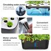 6-Hole Hydroponic Grower Indoor Garden Hydoponics Growing System Herbs Soilless Vegetables Planting Kit with LED Grow Lights