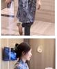 Plus Size Blue & White Porcelain Qipao Dress: Retro Chinese Style, Slimming Fit for Chubby Girls