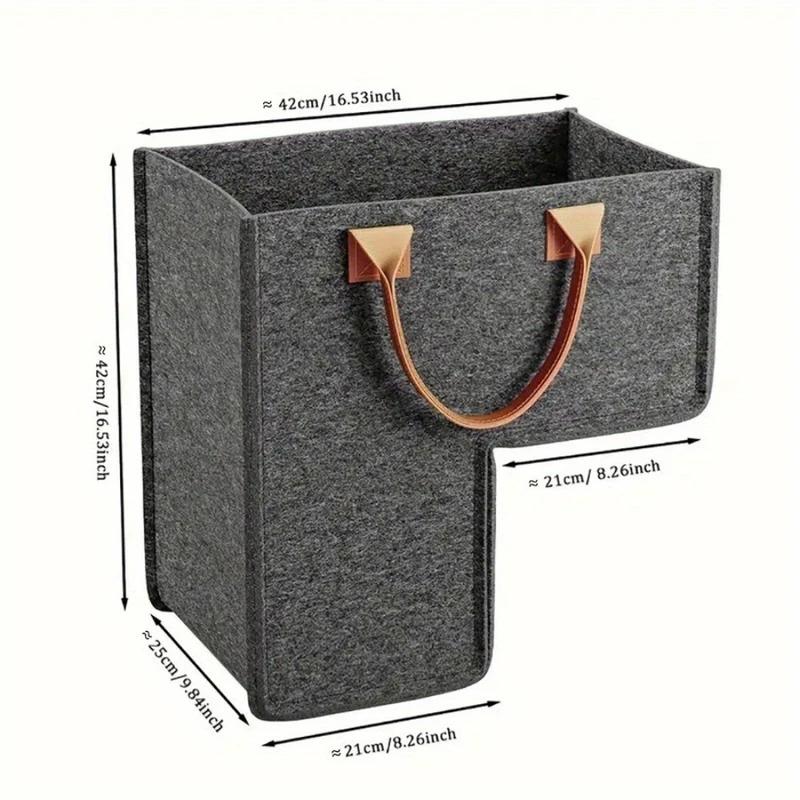 1 large felt staircase folding laundry basket for stairs and steps