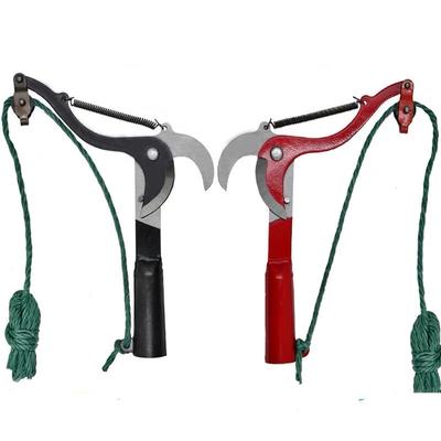 1PC Tijera de Poda de Altura Extensible Tijera de Rama Sierra de Poda para Árboles Frutales Cortador Herramienta de Jardinería con Cuerda