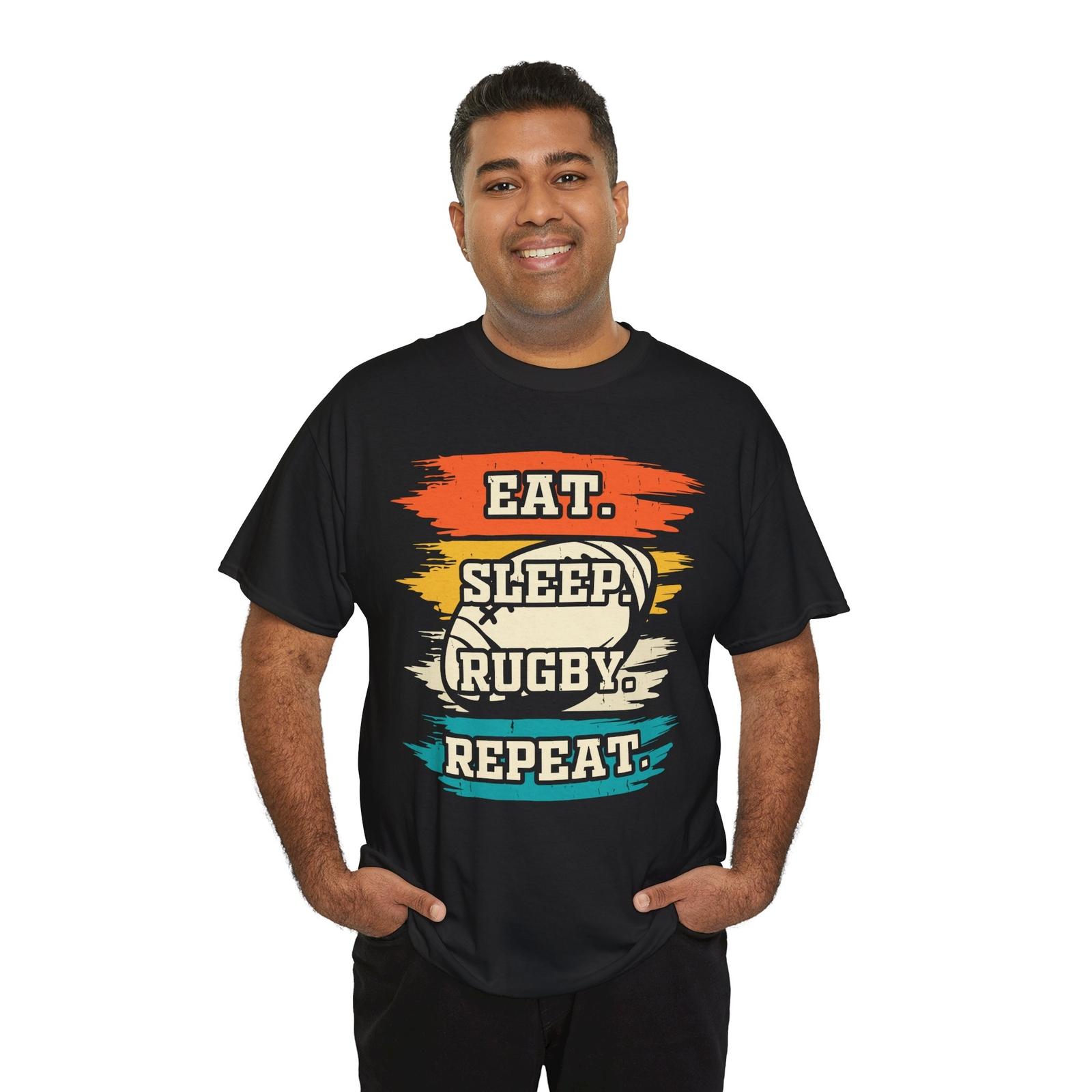 Rugby Evolution T-Shirt | From Caveman to Rugby Pro Tee | Funny Sports Gift Unisex T-Shirt XXXXL