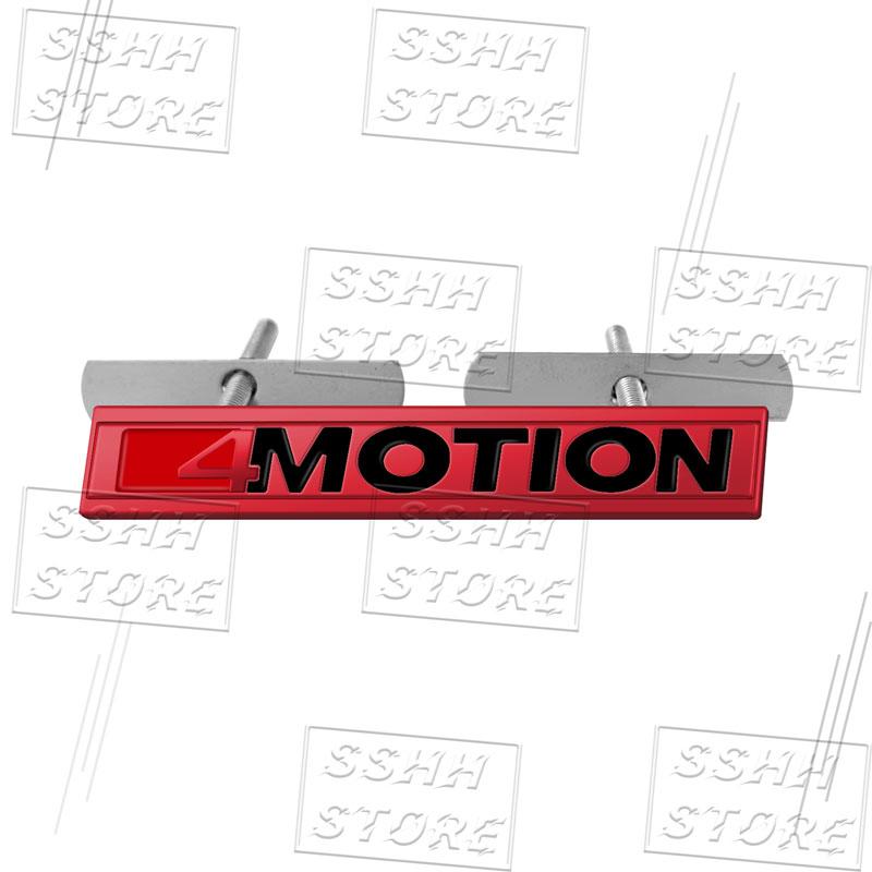 AABIN1 3D Metal 4Motion Car Front Grill Trunk Emblem Badge Sticker For Volkswagen VW Golf 5 MK4 MK6 MK7 Fiesta Focus 2 3 Decor