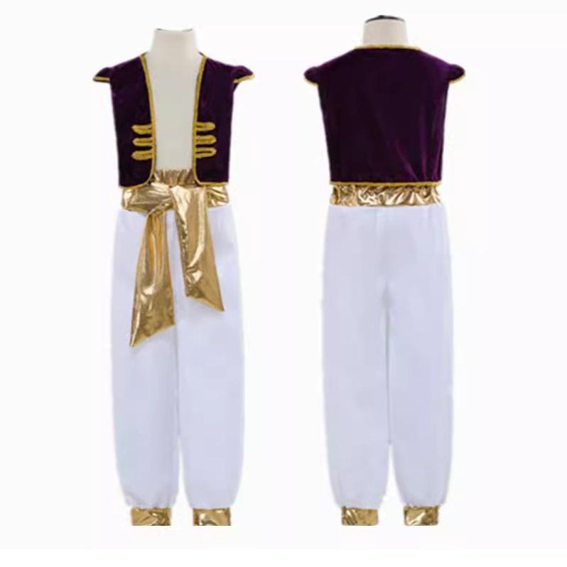Children's Costume Movie Aladdin Magic Lamp Cos Costume Prince Aladdin Cosplay Live-action Costume