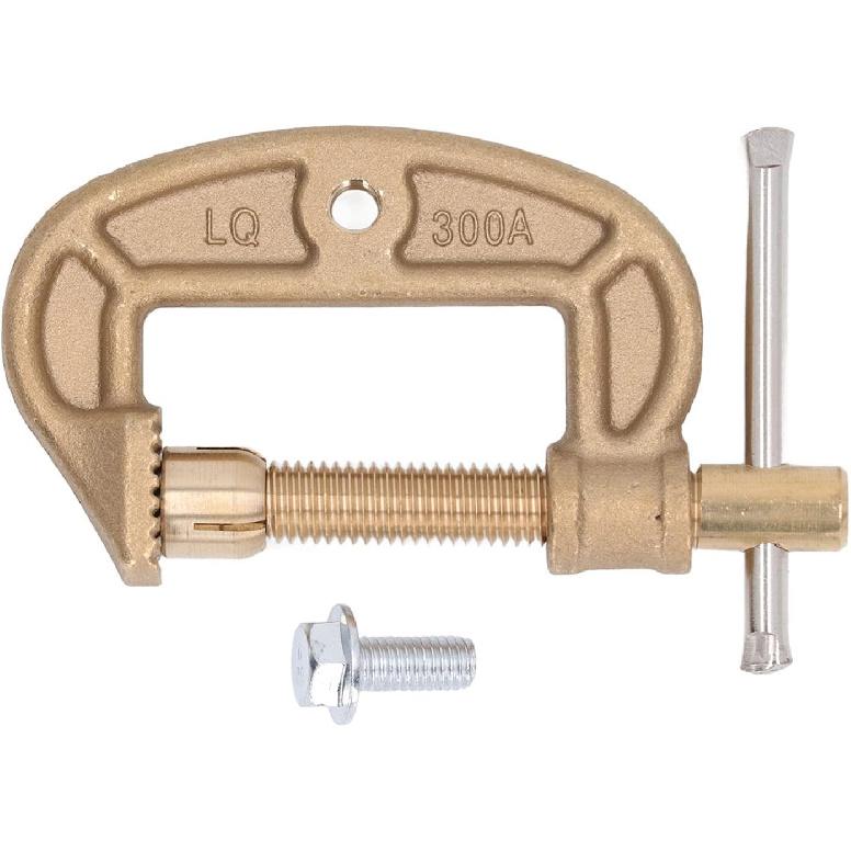 Welding Ground Clamp Brass Good Electrical Conductivity G 300A Earth Clamp for gas Welding