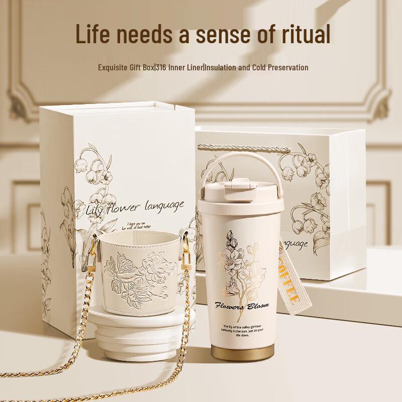 Xiduomi Women s Dual-Drink Insulated Tumbler