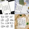 Easter Letter Clear Silicone Stamp for DIY Invitation Card Scrapbooking Paper Craft Rubber Stamp Handmade Journaling