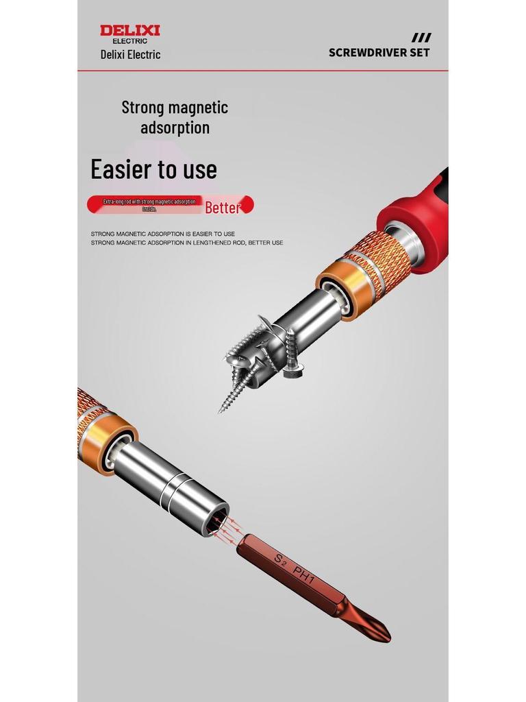 Multifunkční sada šroubováků Plum Blossom pro elektroniku a domácí opravy - Doprava zdarma