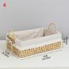 Woven Storage Bin Large Capacity Organiser Basket For Toy Cosmetics Jewelry Book Small Items Living Room Bedroom Dresser