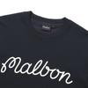 MALBON GOLF Malbon Script Uni Round T-Shirt Navy