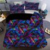 3D Psychedelic Geometric Duvet Set Three-Piece Adult Teen Bedroom Decoration Bedding