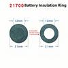 100PCS/500PCS 21700 1S Battery Insulation Ring for 21700 Battery Insulation Cardboard Rubber Pad  for Power bank/Power Tools