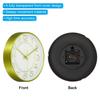 Uxcell 8 Inch Wall Clock Battery Operated Silent Non-Ticking Round Modern Wall Clock for Kitchen Office Bedroom Decor Featuring