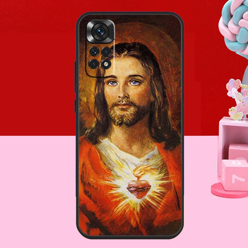 God Jesus Case For Xiaomi Redmi Note 13 12 11 10 14 15 Pro Plus Redmi 15 C 14C 10C 12C 13C Soft Cover