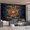 Beautiful Mandala Flowers Digital Printing Polyester Wall Tapestry Suitable For Use In Living Rooms Bedrooms Offices Bars Party