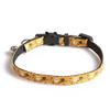 Halloween Collar for Cat Pet Breakaway Collar Suit for Dog Neck Decors Elegant Cat Collar with Castle Cobweb Rose Skull