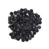 50 Peças Tampas de Parafuso de Dobradiça Plástico 10mm Porta de Armário Janela Tampa Decorativa Ocultar Placa de Dobradiça Parafuso Tampas Preto
