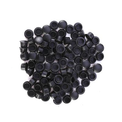 50 Sztuk Pokrywek do Śrub Zawiasów Plastikowe 10 Mm Drzwi Szafki Okno Dekoracyjne Pokrycie Maskujące Płytkę Zawiasu Nakrętki Śrub Czarne