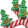 Inflatable Ring Toss Set Christmas Tree Decoration Throwing Game Supplies Family Favors Kids Adults