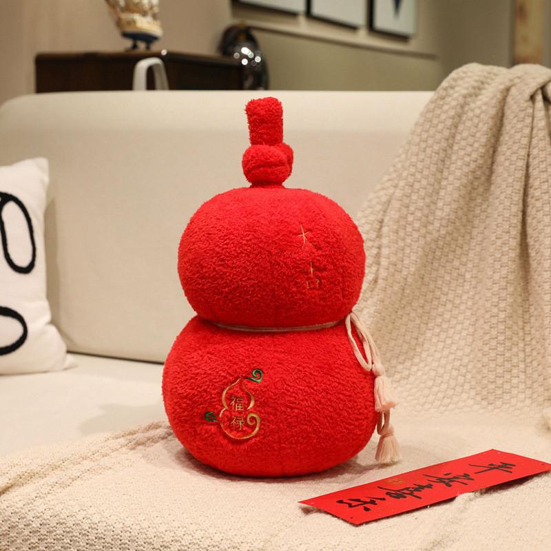 Chinese New Year Plush Sugar Cane Firework Decorative Dolls For Living Room And Sofa Decor