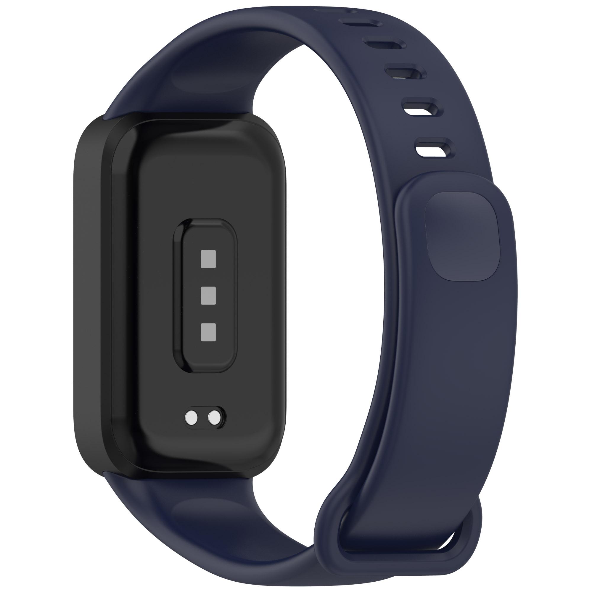 

Для Xiaomi Smart Band 9 Active/Redmi Band 3 Мягкий Силиконовый Интегрированный Ремешок Чехол для Часов E