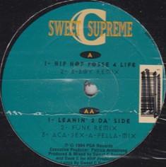 

12inch Record SC SUPREME - Hip Hop Posse 4 Life / Leanin 2 Da none PGA Records 1994 US Rap & Hip-Hop/R&B
