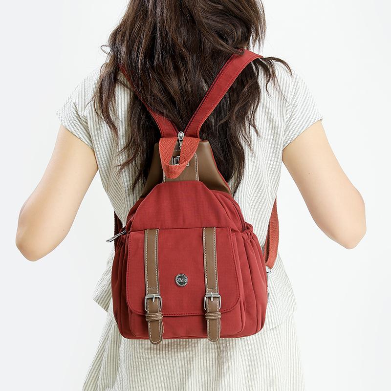 Dwufunkcyjna Torba na Klatkę Piersiową Wielofunkcyjny Plecak z Kontrastowymi Kolorami Damska Torba Podróżna na Ramię Crossbody