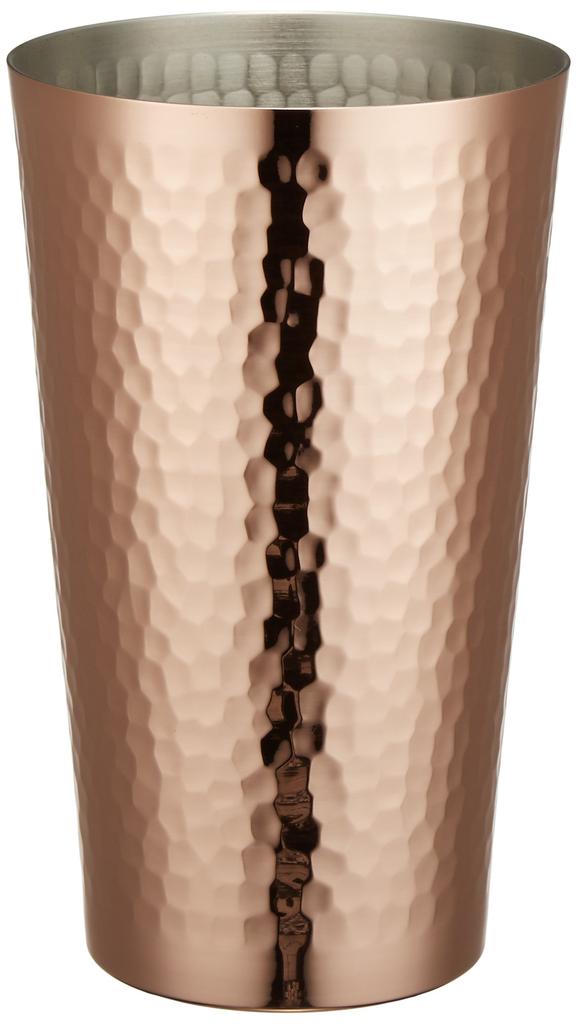 Shinko Metal COPPER 100 Hammered Tumbler, Large, S-503