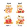 Lucky Cat Figurine Collection Desktop Ornament Animal Sculpture Car Dashboard Decor for Office Living Room Bedroom Shelf Desk
