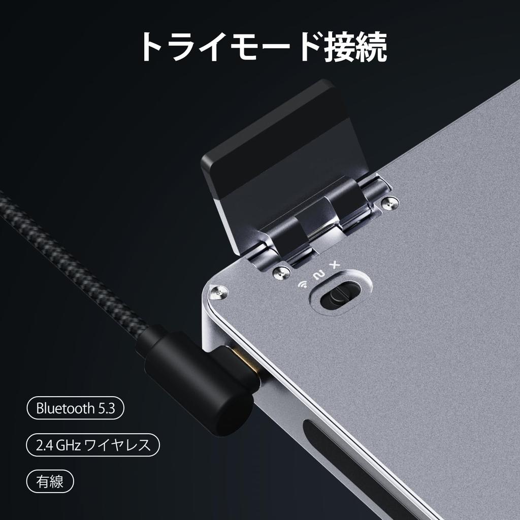 Flow2 Mechanical Keyboard Aluminum Alloy Body with Surfer Linear Rechargeable Wireless English for Technical Standards Certification 68 Low-Profile -