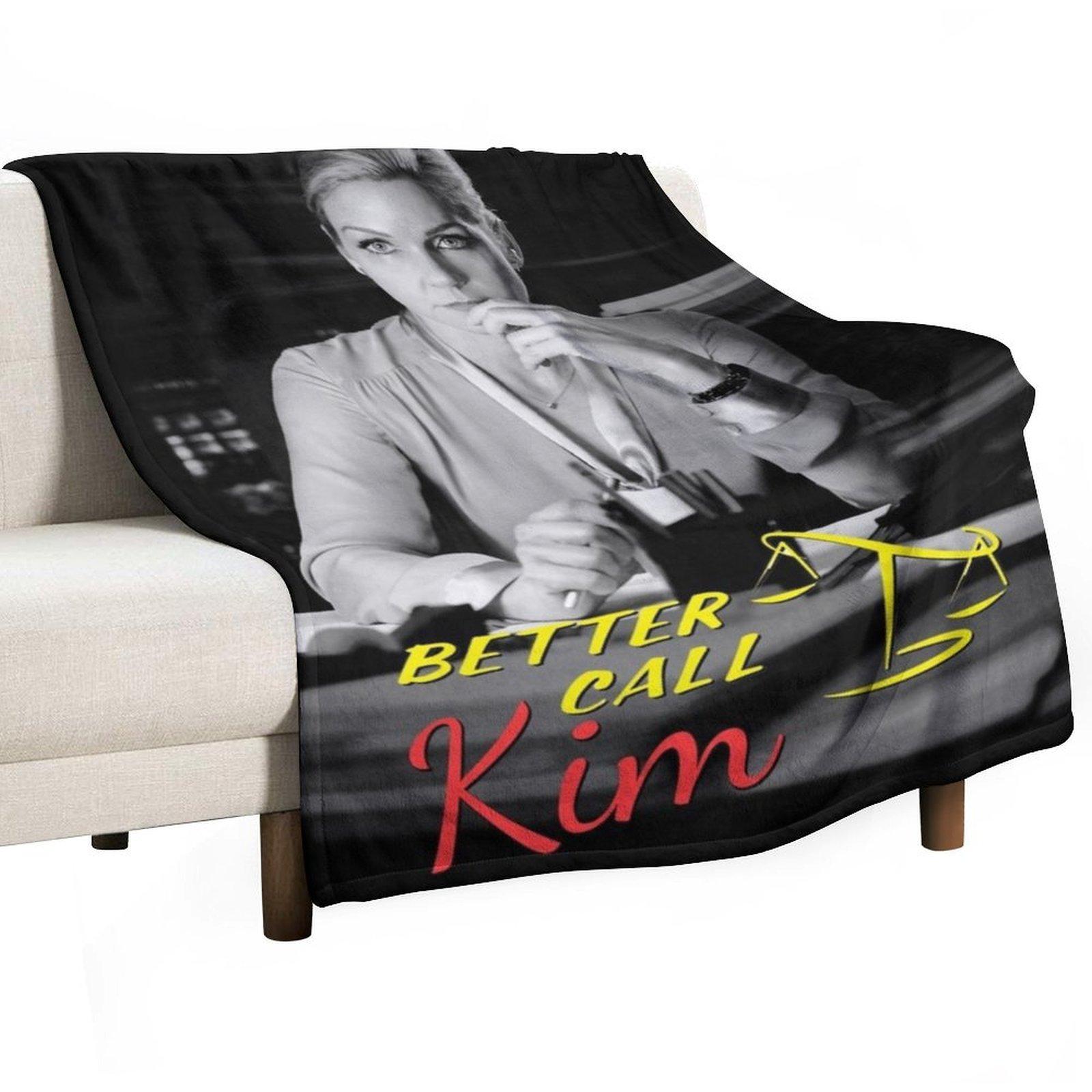 

Kim Wexler - Better Call Kim Throw Blanket sofa bed Decorative Throw Baby bed plaid Blankets 30x40in