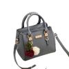 2023 European/American Fashion Fur Ball Shoulder Bag for Women - Double-Layer, Large Capacity, Versatile Messenger Bag