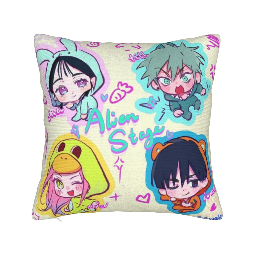 Ivan Alien stage Anime Pillowcases Accessories Soft Cushion Cover  Pillow Covers Bedroom Decorations Zippered Multi Size