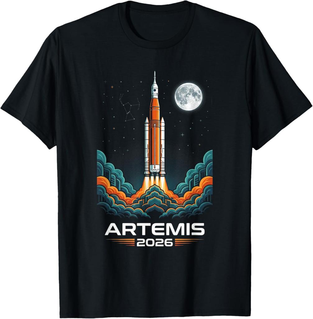 Artemis II 2026 Rocket Launch Mission To The Moon Artemis 2 Unisex T-Shirt