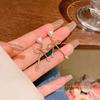 Korean Sweet Bow Earrings Women's Ins Style Niche Design Sense Pearl Love Stud Earrings Summer Temperament Earrings