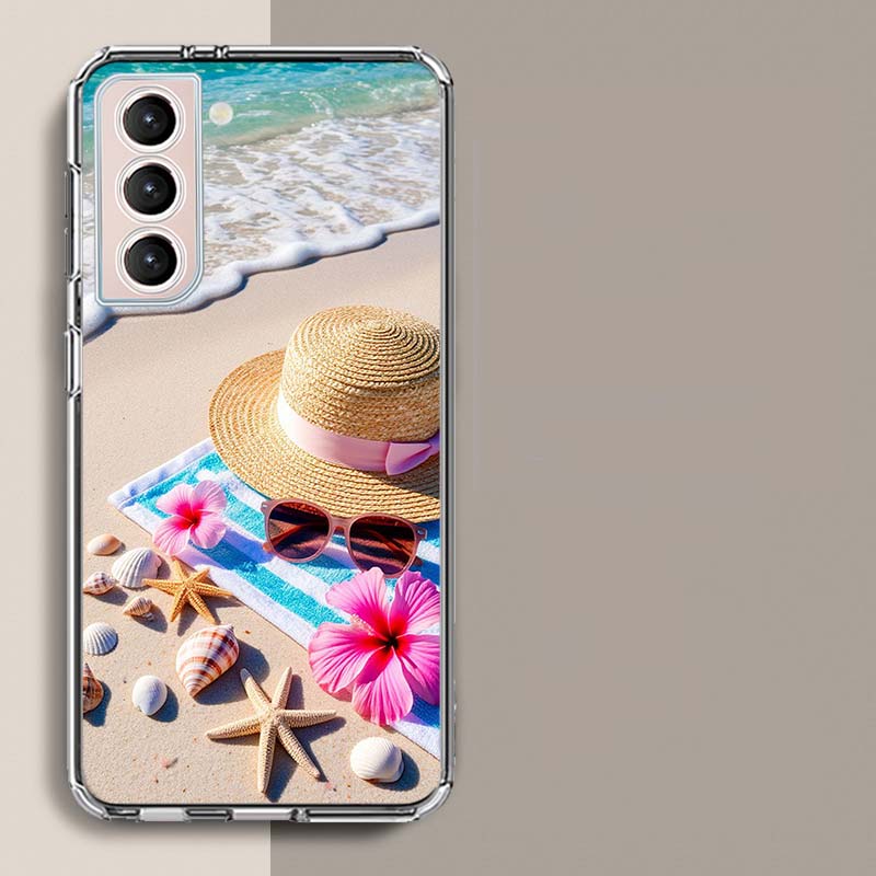 Summer Vibe Sea, Beach, Sand Phone Case For Samsung A16 A26 A36 A56 A17 A15 A25 A35 A55 A14 A24 A34 A54 A04S A05S Galaxy Note 20