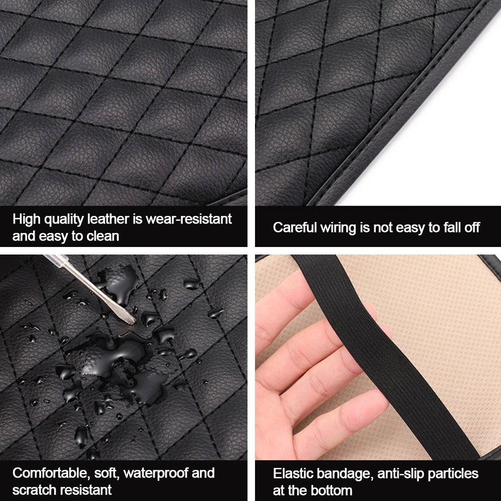 New Padding Protective Waterproof Car Armrest Pad Console Box Mat Arm Rest Cover Cushion Case