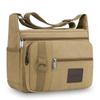 Borsa a Spalla in Tela da Uomo – Elegante Borsa a Tracolla Messenger Tote per Viaggi Casual e Uso Quotidiano